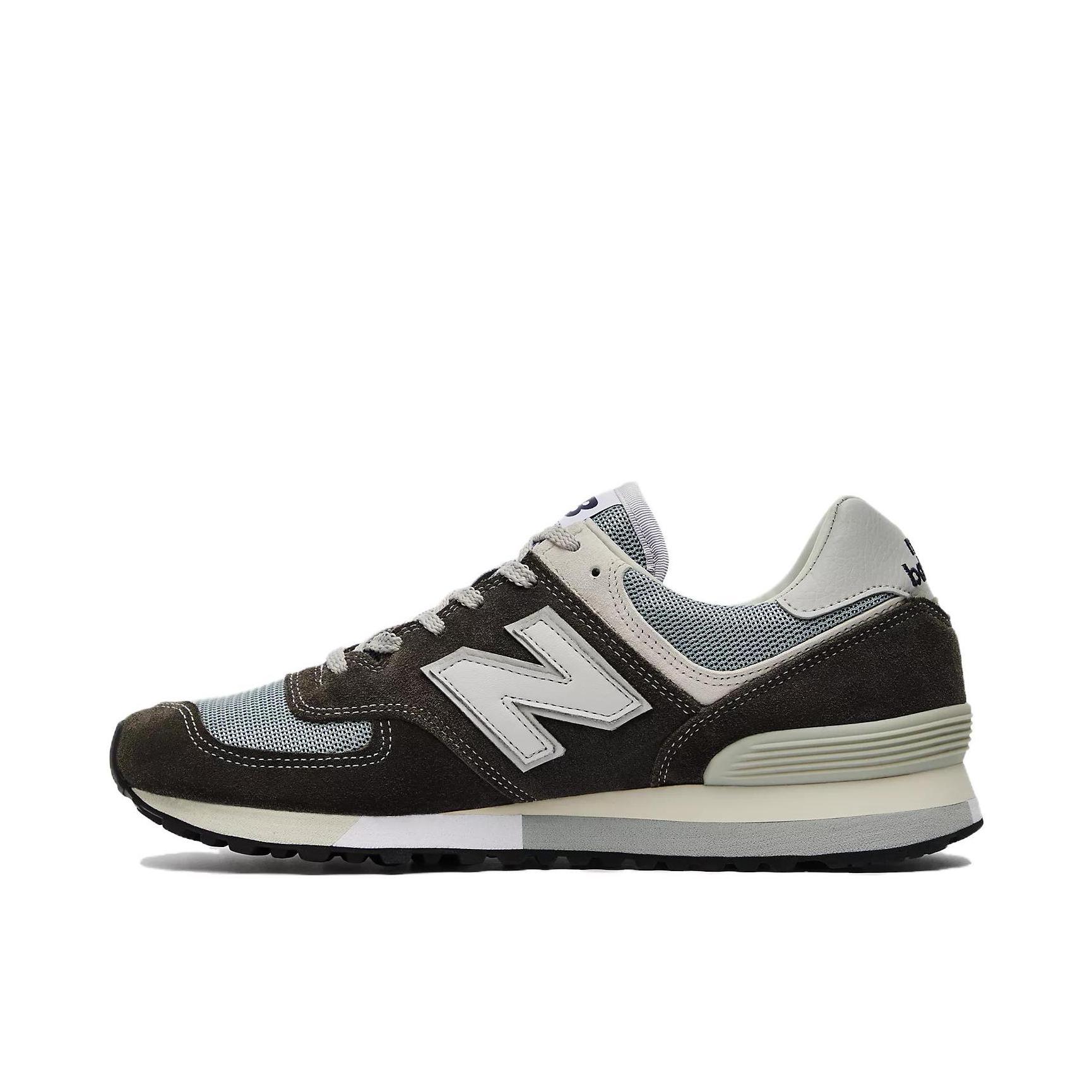 推荐商品：New Balance 576 防滑耐磨 减震回弹 舒适轻便 织物 防水 时尚复古 简约百搭 马拉松 运动休闲鞋 黑色/灰白色
