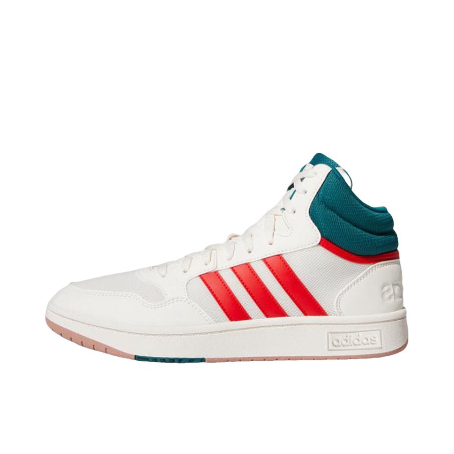 推荐商品：adidas Neo Hoops 3.0 板鞋 防滑耐磨舒适轻便复古百搭时尚 白色/墨绿/红色