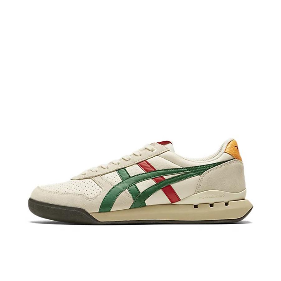 推荐商品：Onitsuka Tiger Ultimate 81 EX 耐磨百搭 舒适透气 时尚复古 织物 休闲鞋 白色/红色/绿色