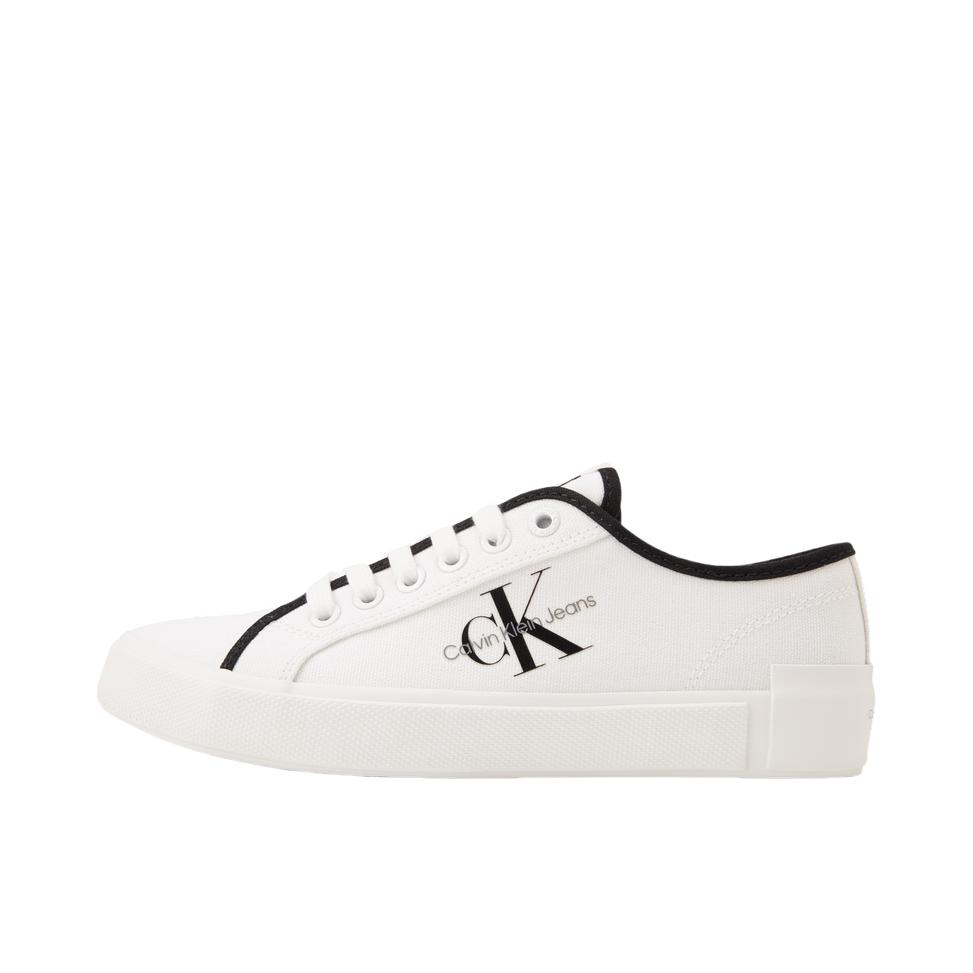 推荐商品：Calvin Klein/凯文克莱 简约 低帮 圆头 平跟 板鞋 YW01453-01W 女款/月光白
