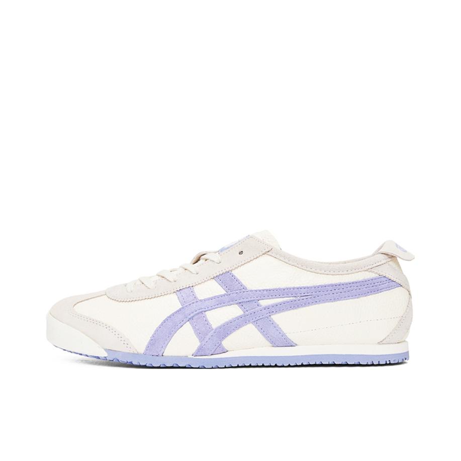推荐商品：Onitsuka Tiger Mexico 66 德训鞋 运动休闲鞋 复古轻便透气舒适百搭防滑 白色/紫色