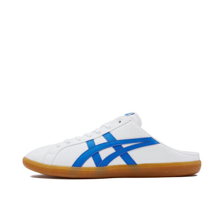 推荐商品：Onitsuka Tiger DD Trainer 防滑耐磨 舒适减震 轻便透气 防水 包裹性 复古 一脚蹬 合成革 织物 德训鞋 运动休闲鞋 蓝色/白色