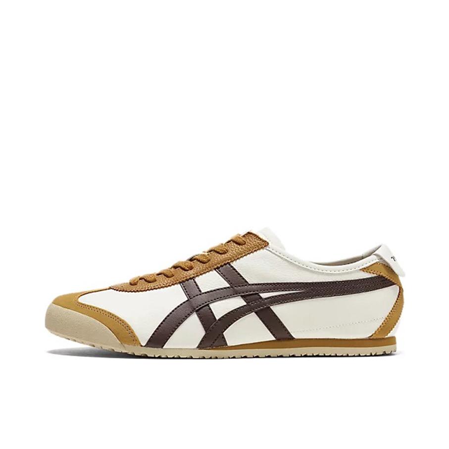 推荐商品：Onitsuka Tiger Mexico 66 德训鞋 运动休闲鞋 复古轻便透气舒适百搭防滑 白色/棕色/金色