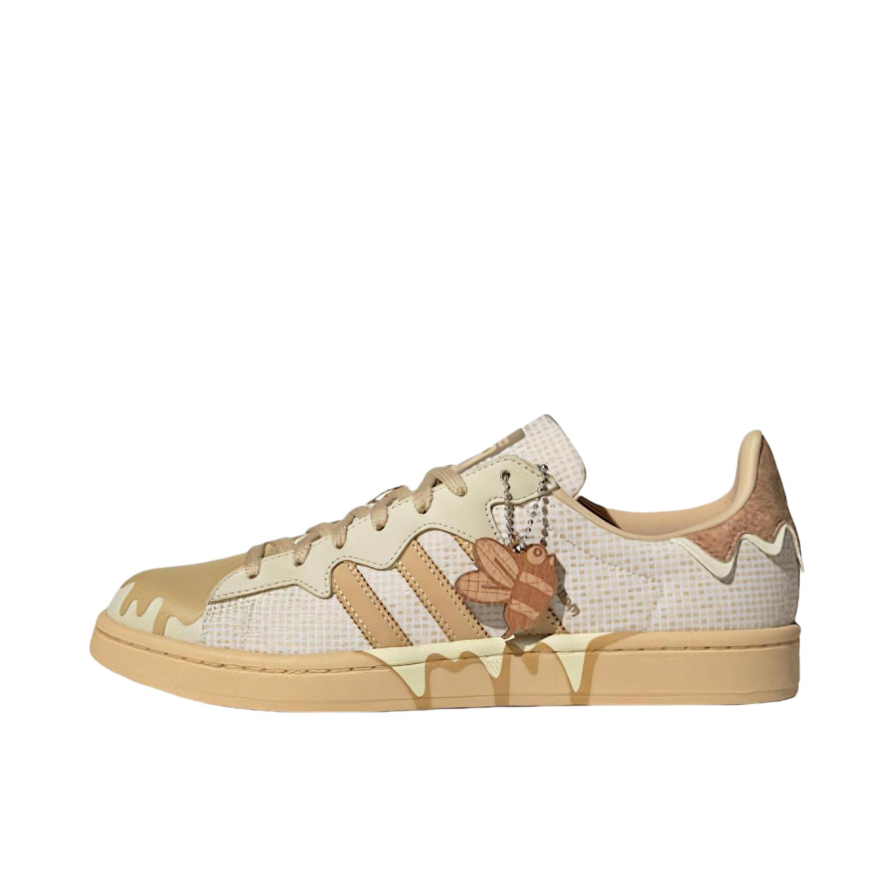 推荐商品：adidas Campus ADV 板鞋 减震轻便复古潮流贴合包裹性 Melting Sadness联名/米黄 