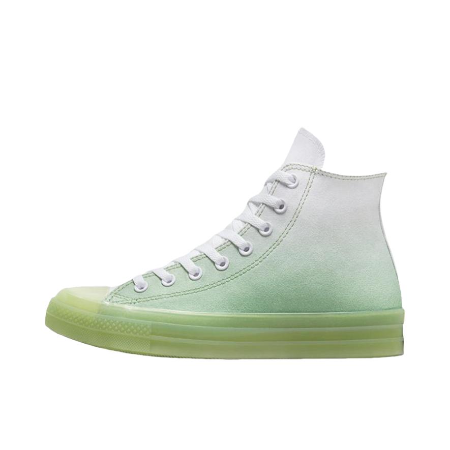 推荐商品：Converse/匡威 Chuck Taylor All Star CX 帆布鞋 果冻底潮流防滑耐磨 渐变白绿