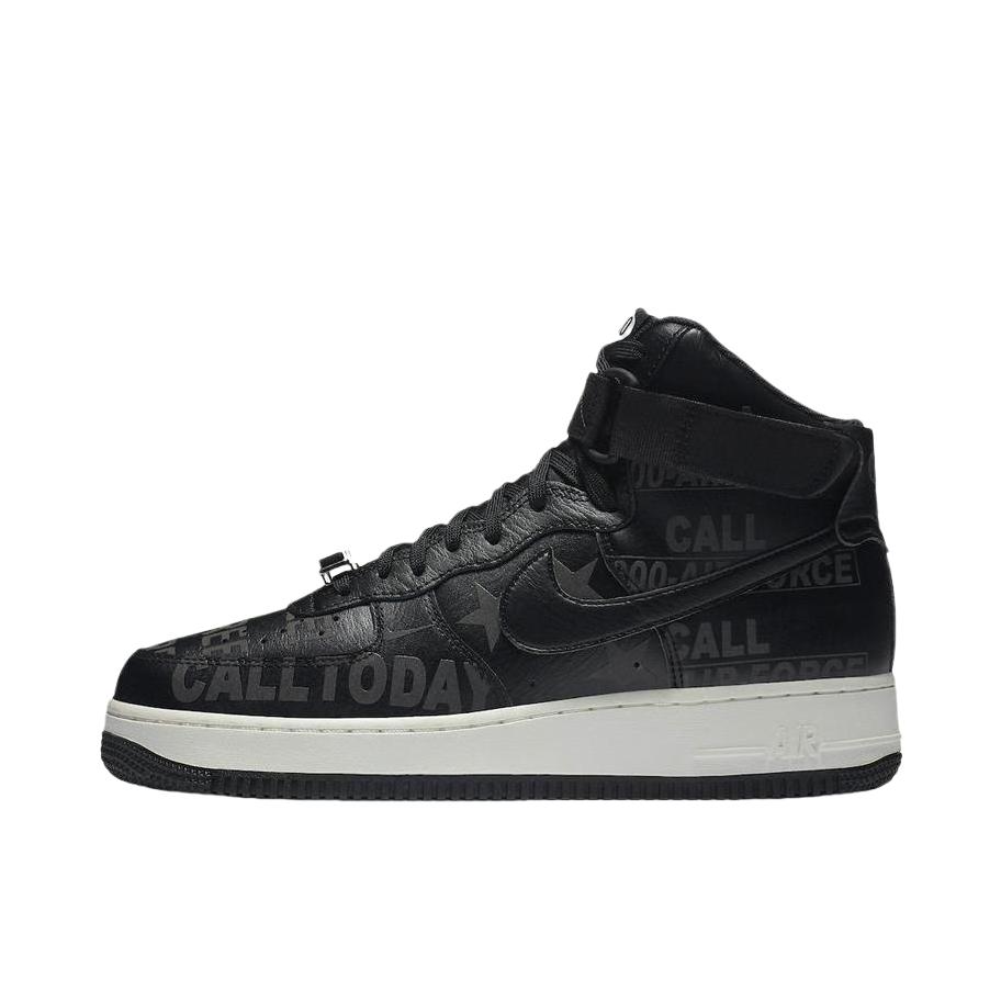 推荐商品：Nike Air Force 1 空军一号 板鞋 轻便舒适百搭耐磨防滑复古 Toll Free 高帮/3M反光/黑灰