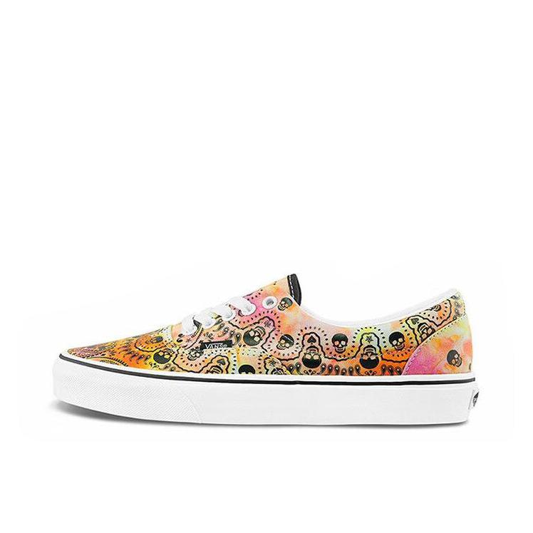 推荐商品：Vans/范斯 Era Lx Comfycusra 轻便 复古 帆布鞋 骷髅/橙色