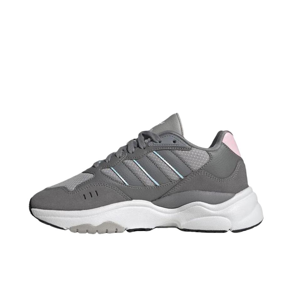 推荐商品：【陈晓同款】adidas originals Retropy F90 防滑耐磨 缓震回弹 网面透气 轻便舒适 复古 运动休闲鞋 浅灰/淡灰