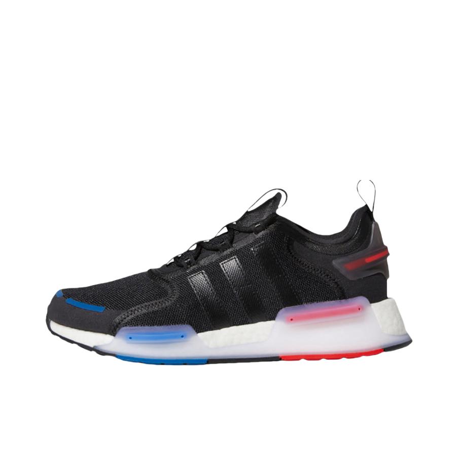 推荐商品：adidas Originals NMD V3 防滑耐磨 经典百搭 减震回弹 舒适透气 轻便 织物 防水 运动休闲鞋 黑色/蓝色/粉红