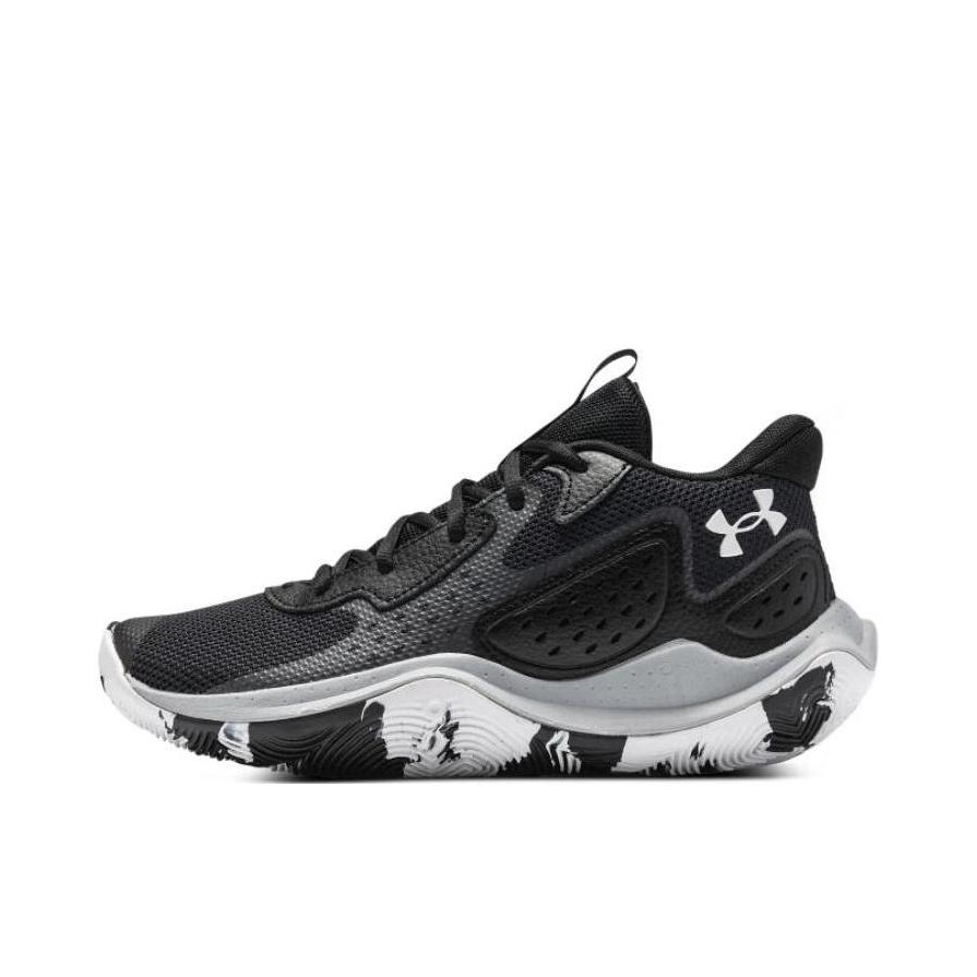 推荐商品：Under Armour/安德玛 Jet '23 防滑耐磨 缓震 网面透气 简约时尚 舒适回弹 高包裹 圆头 篮球鞋 3026634 黑色