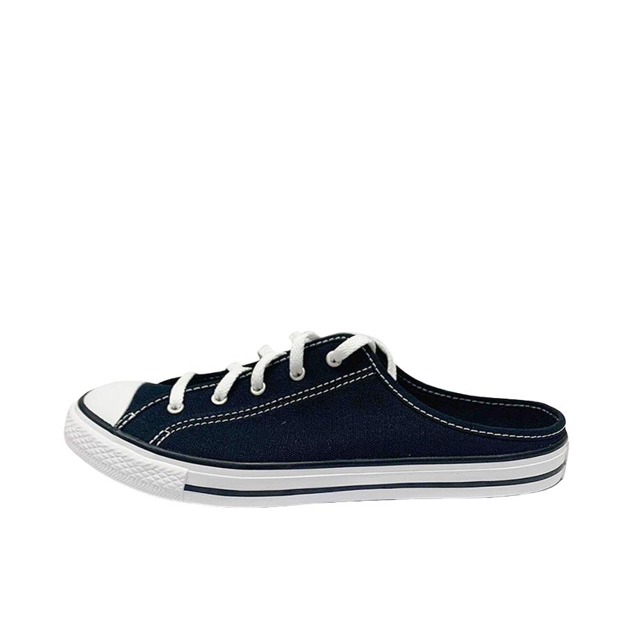 推荐商品：Converse/匡威 All Star Dainty 帆布鞋 防滑耐磨舒适轻便透气橡胶底圆头休闲时尚运动 黑白/半跟
