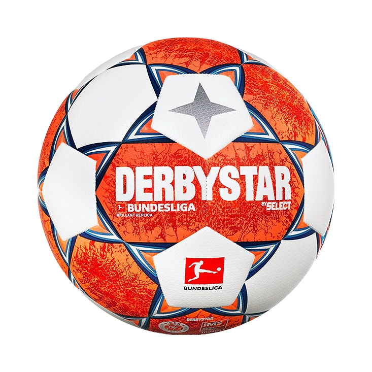 推荐商品：DERBYSTAR/德比星 21-22赛季 德甲训练款 防水 无缝热粘合 PU 足球 D70V21