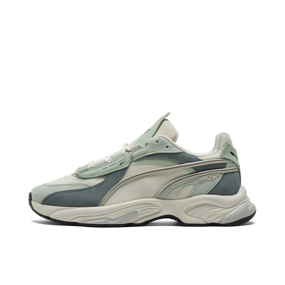 推荐商品：Puma/彪马 Rs-Connect 运动休闲鞋 舒适百搭防滑耐磨网面拼接透气织物复古 绿色/白色