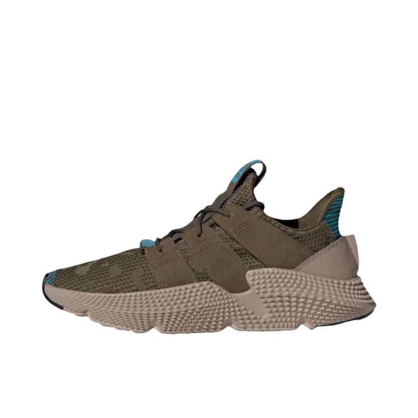 推荐商品：adidas  Prophere  舒适轻便 防滑耐磨 透气 复古简约 时尚潮流 运动休闲鞋 褐色/棕色/蓝色