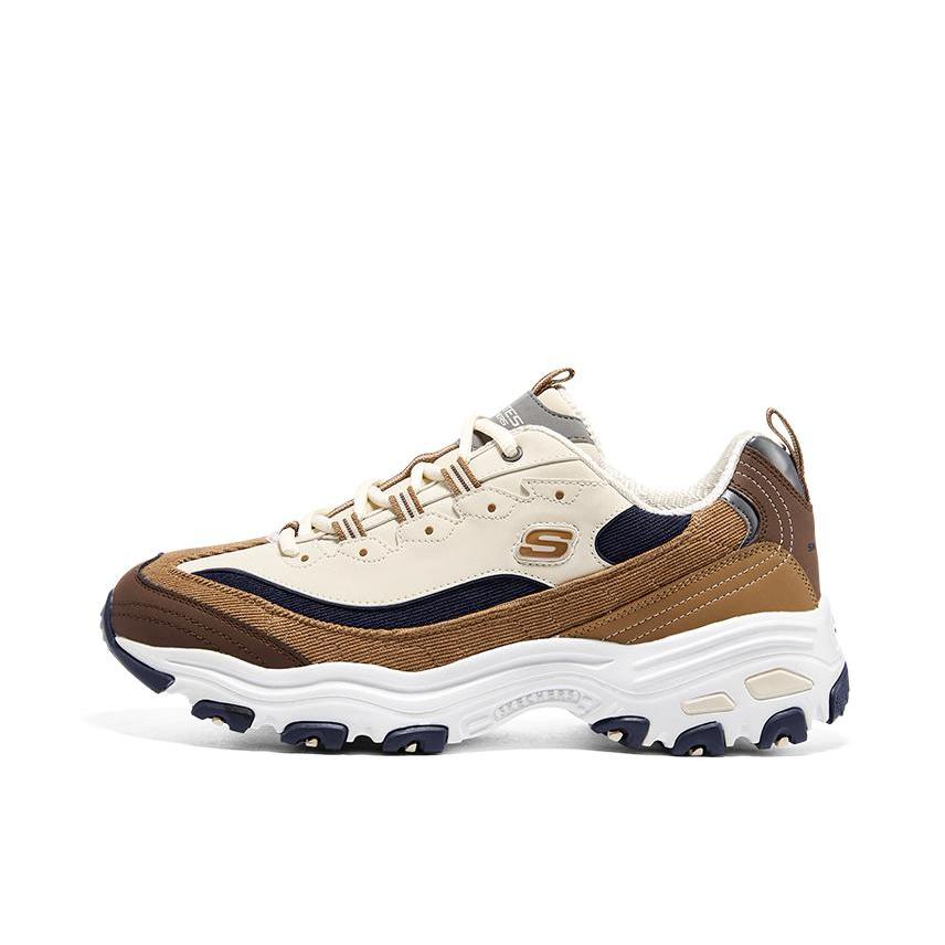 推荐商品：Skechers/斯凯奇 D'Lites 1.0 奶茶熊 熊猫鞋 老爹鞋 闪穿鞋 厚底增高复古缓震百搭 摩卡可可