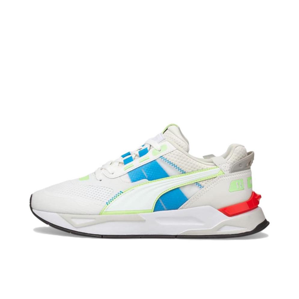 推荐商品：Puma/彪马 Mirage Sport 运动休闲鞋 防滑耐磨轻便减震舒适百搭复古网面 白色/蓝色