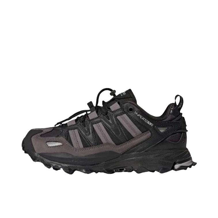 推荐商品：adidas Originals Hyperturf 防滑耐磨 减震支撑 舒适 复古 织物 户外 休闲鞋 黑色/浅褐