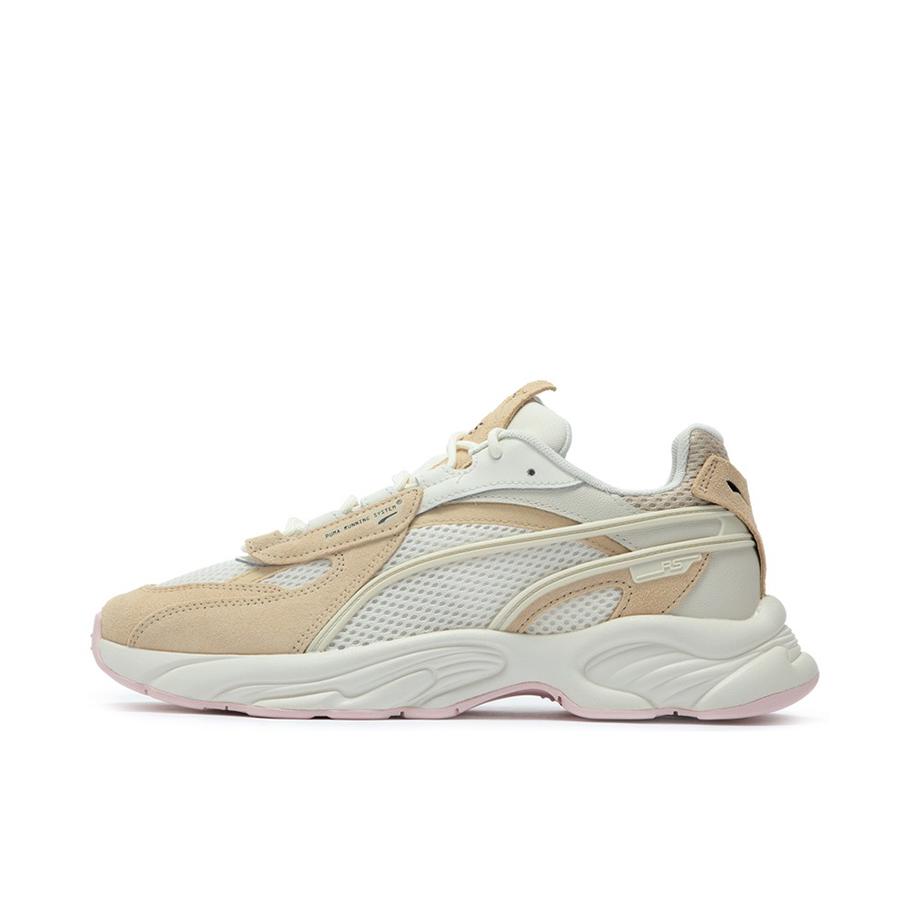 推荐商品：Puma/彪马 Rs-Connect 运动休闲鞋 舒适百搭防滑耐磨网面拼接透气织物复古 米白/粉红
