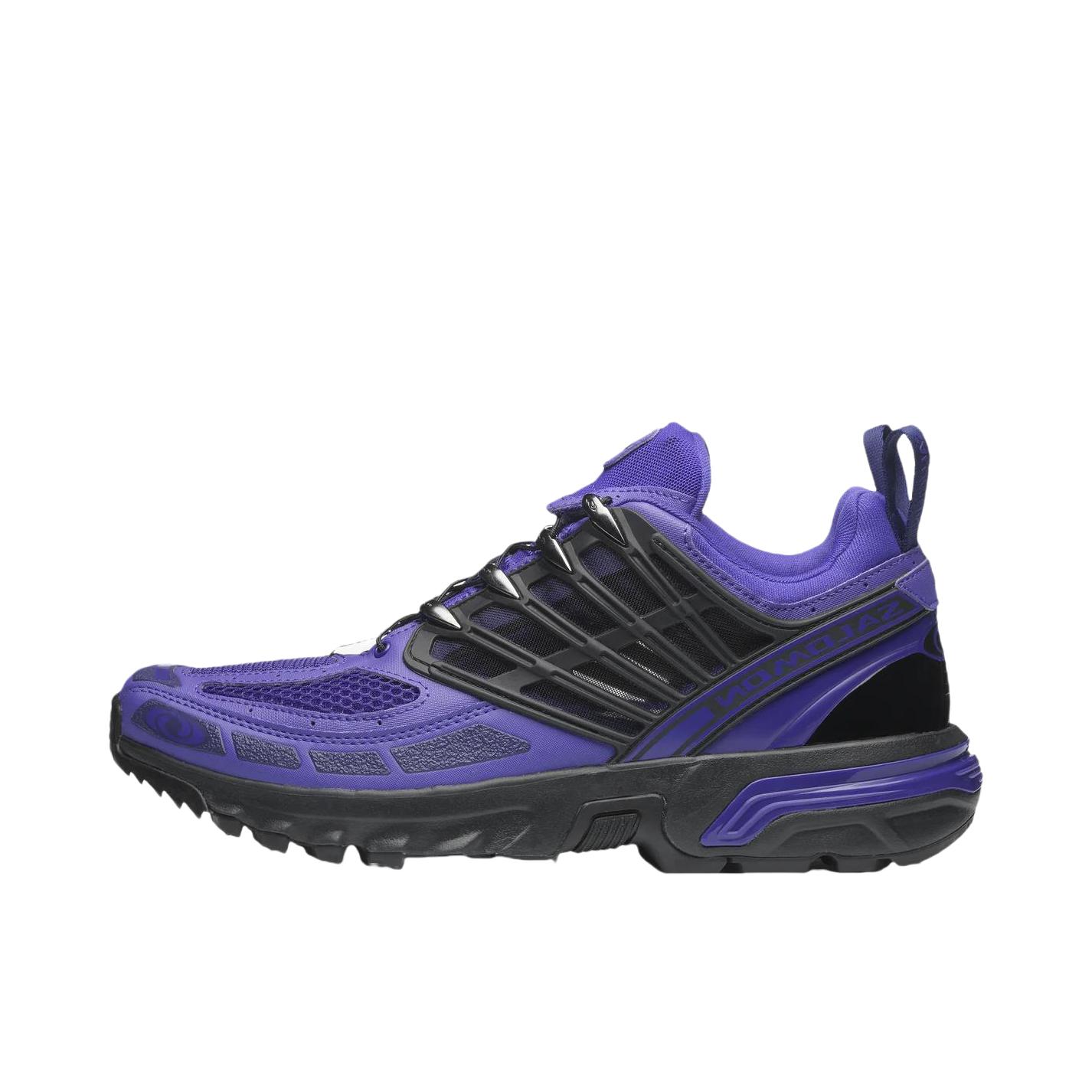 推荐商品：Salomon/萨洛蒙 ACS Pro 户外机能 减震 轻便 跑鞋 紫色/黑色