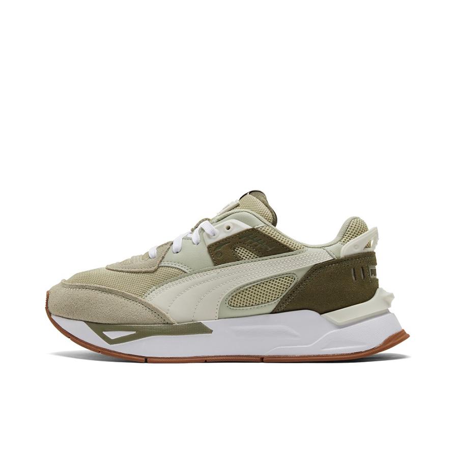 推荐商品：Puma/彪马 Mirage Sport Remix 潮流户外 舒适百搭 轻便 网面透气 防滑耐磨 复古 运动 跑鞋 卡其色/黑色