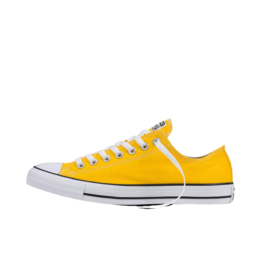 推荐商品：Converse/匡威 Chuck Taylor All Star 帆布鞋 常青款轻便防滑耐磨百搭复古圆头减震贴合高帮 Lemon Chrome 柠檬黄