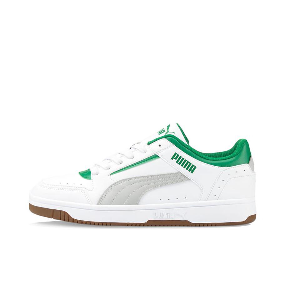 推荐商品：Puma/彪马 Rebound Joy 板鞋 防滑耐磨减震透气拼接复古百搭圆头贴合休闲运动篮球风 绿色/白色