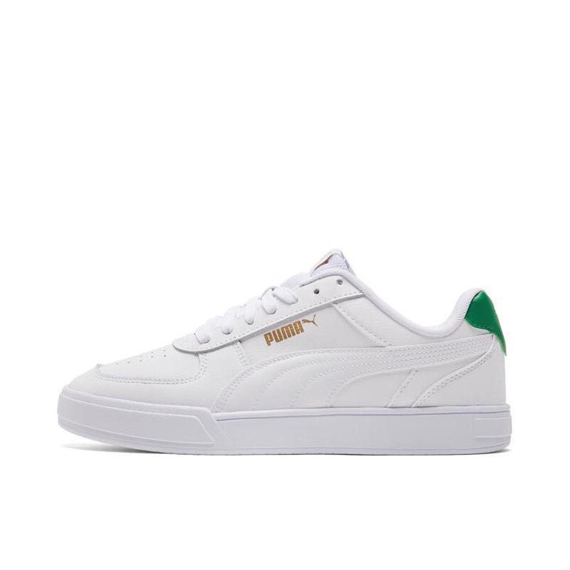 推荐商品：Puma/彪马 Caven Dime 小白鞋 板鞋 缓震回弹防滑耐磨轻便透气舒适百搭复古薄底美式流光风 白色/绿尾