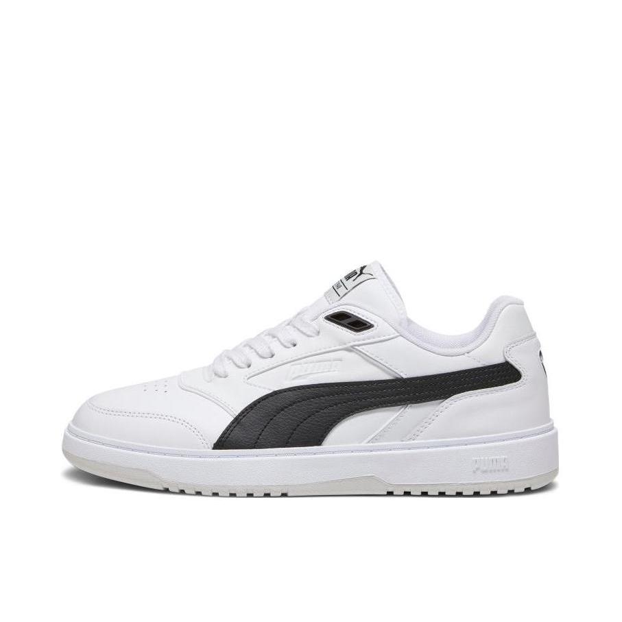 推荐商品：Puma/彪马 Doublecourt Prm 百搭复古 潮流简约 防滑耐磨 舒适轻便 透气 薄底 板鞋 纯白色/黑色