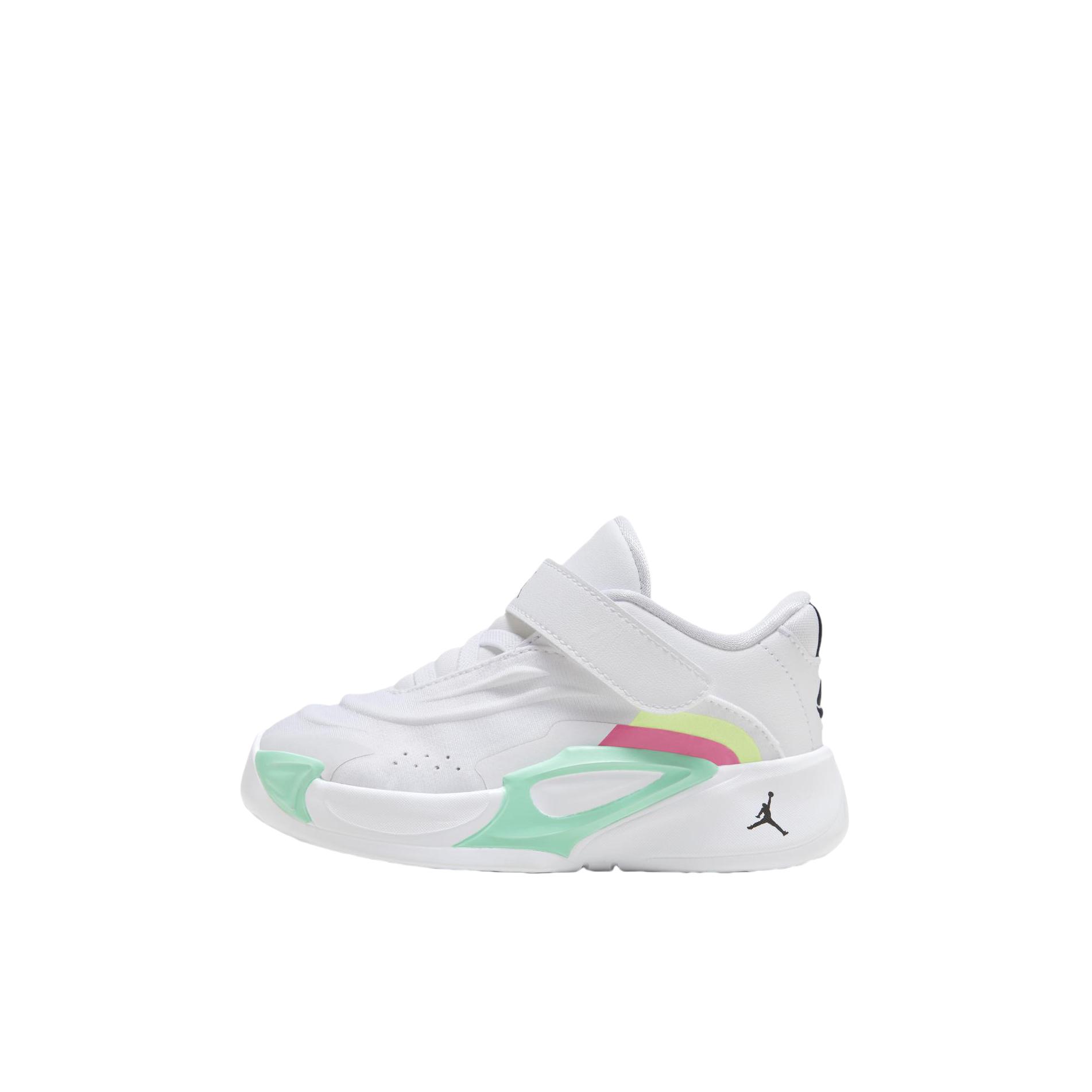 推荐商品：Jordan LUKA 3东契奇3 耐磨 条纹 魔术贴 儿童篮球鞋 婴童/白色/黑色/光辉荧光黄/光辉绿