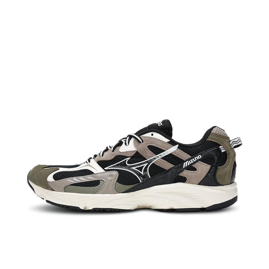 推荐商品：Mizuno/美津浓 LG 90S V2 回弹 缓震 耐磨 舒适 皮革 网面 拼接 支撑 织物 跑鞋 D1GH2322 黑色/棕色/米白色