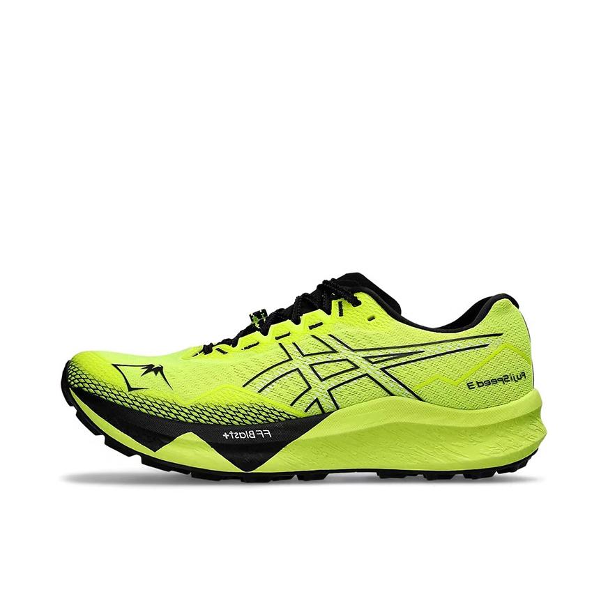 推荐商品：Asics/亚瑟士 Fujispeed 3 跑鞋 舒适轻量缓震防滑耐磨抓地公路越野碳板 黄色/黑色