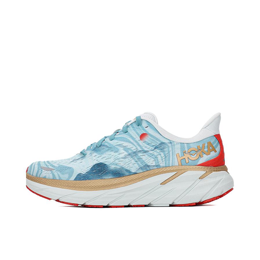 推荐商品：HOKA ONE ONE Clifton 克利夫顿 8 减震回弹 防滑耐磨 网布透气 跑鞋 水墨色/乘云