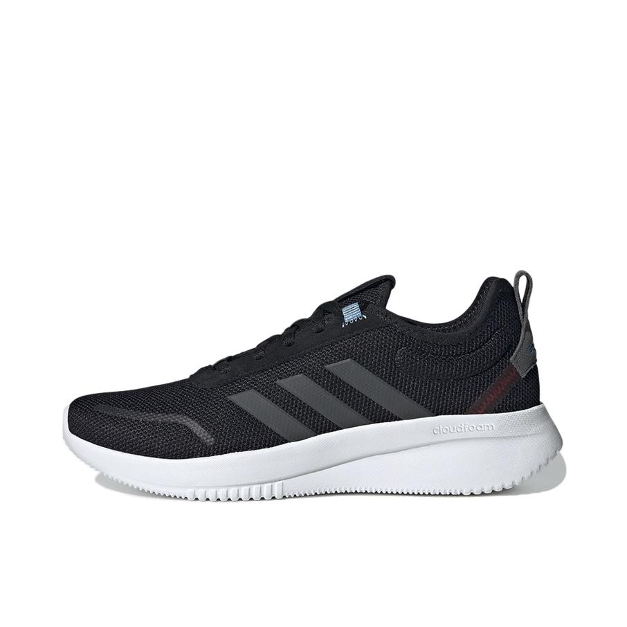 推荐商品：adidas Neo Lite Racer Rebold 运动休闲鞋 网面透气舒适轻便缓震耐磨复古 碳黑/白色