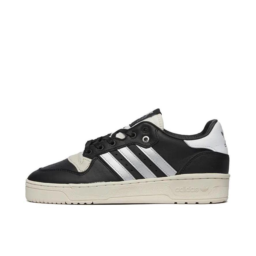 推荐商品：adidas Rivalry 86 运动休闲鞋 防滑耐磨舒适潮流复古轻便透气圆头 黑色