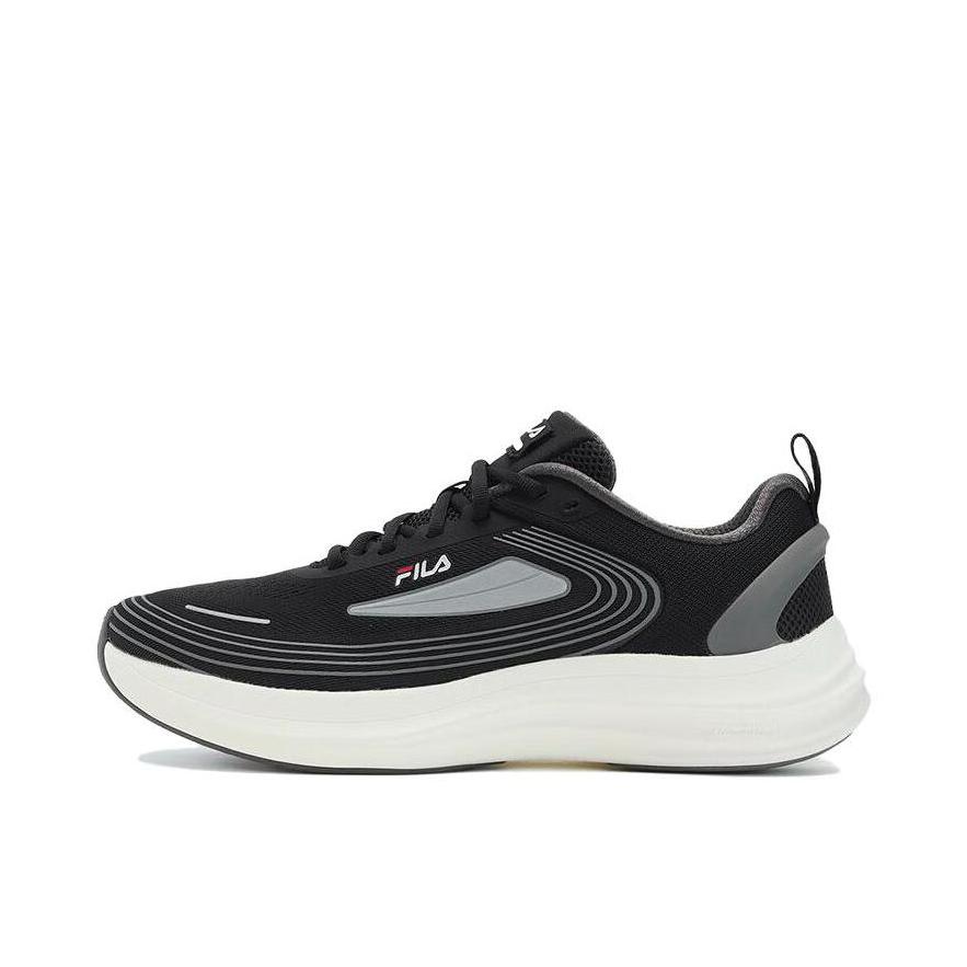 推荐商品：FILA/斐乐 Nuvole Evo 织物 舒适轻便 防滑耐磨 跑鞋 A12M331112F 黑色