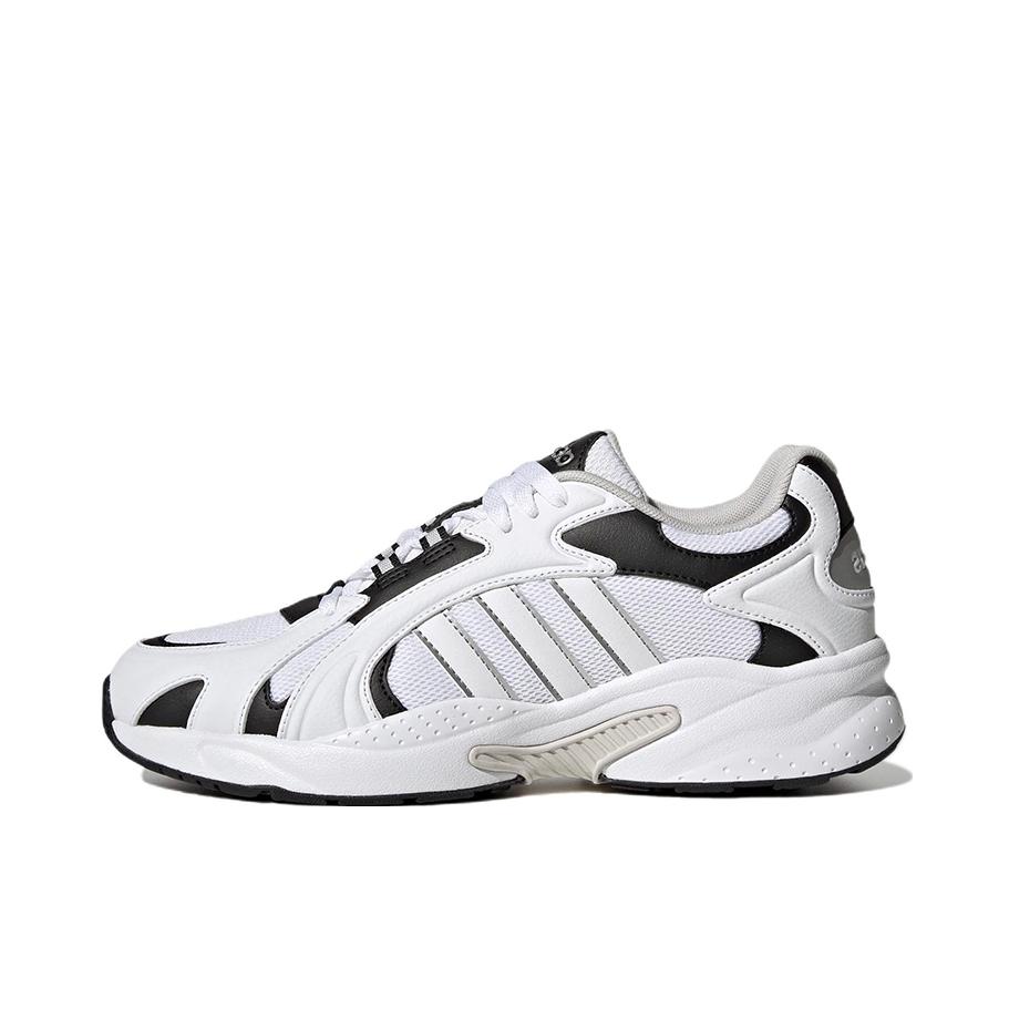 推荐商品：adidas CrazyChaos Shadow 2.0 运动休闲鞋 防滑耐磨复古简约舒适网面透气缓震圆头 黑色/灰色