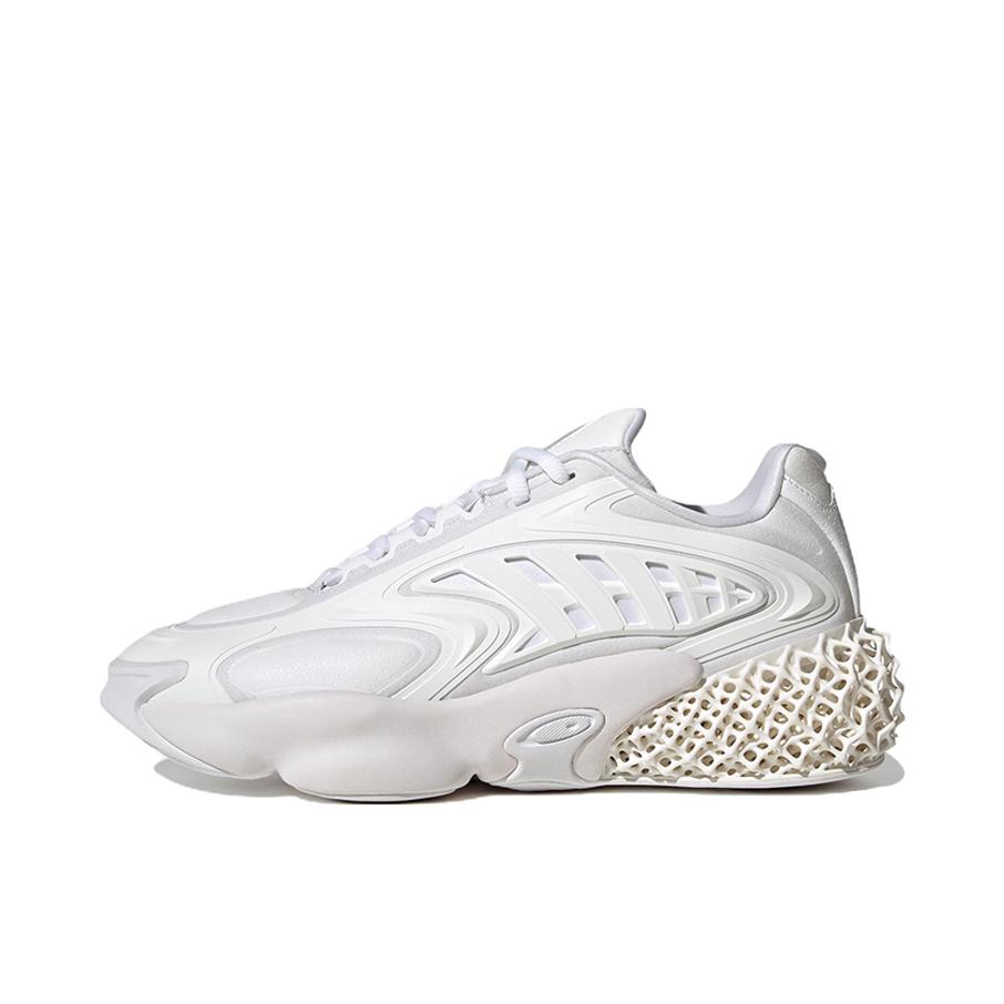 推荐商品：adidas/阿迪达斯 Originals 4D Krazed 耐磨防滑 织物 圆头 舒适 回弹 网布透气 潮流 网面 运动休闲鞋 白色