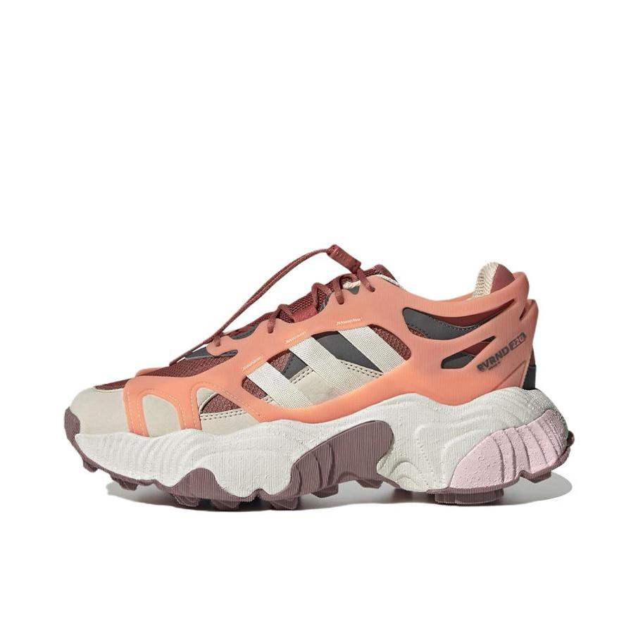 推荐商品：adidas Roverend Adventure 织物 防滑耐磨 轻便透气 潮流时尚 舒适百搭运动休闲鞋 柔棕/米色/粉红