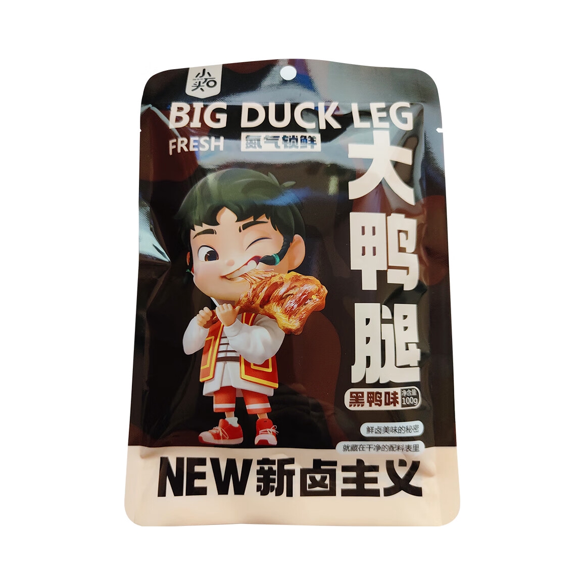 推荐商品：小石头 新卤主义 大鸭腿 100g 袋装 黑鸭味