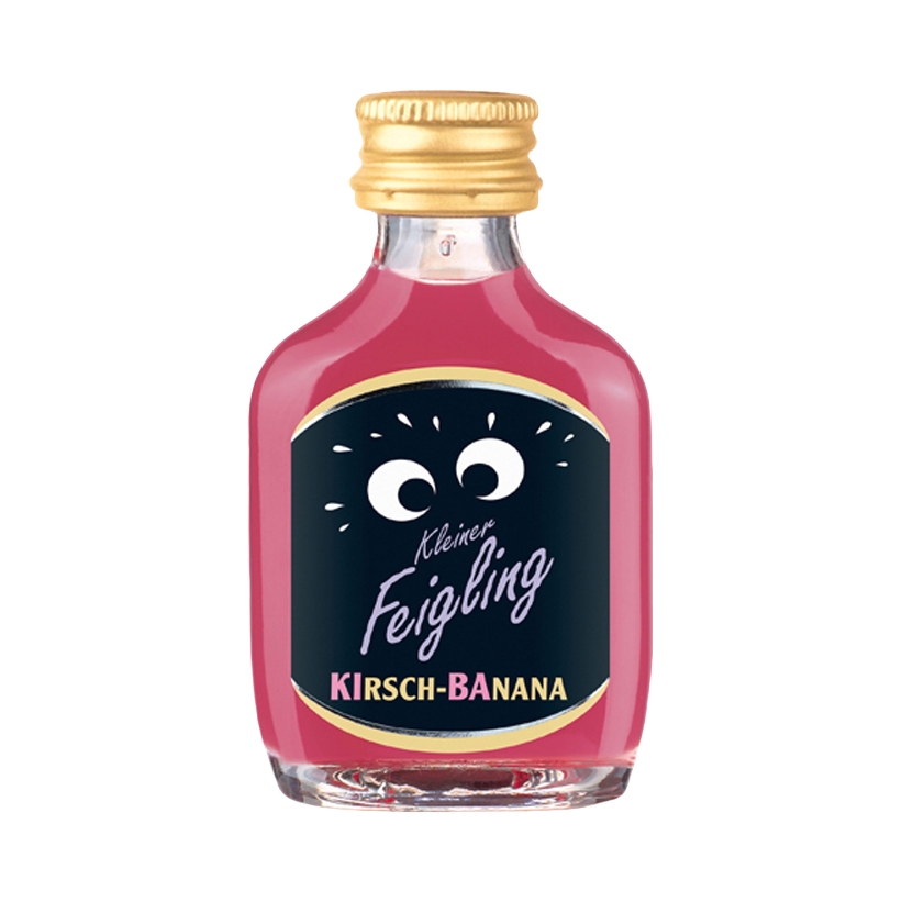 推荐商品：Kleiner Feigling/碧茵胆小鬼 樱桃香蕉 果味力娇酒 15%vol 20ml 瓶装