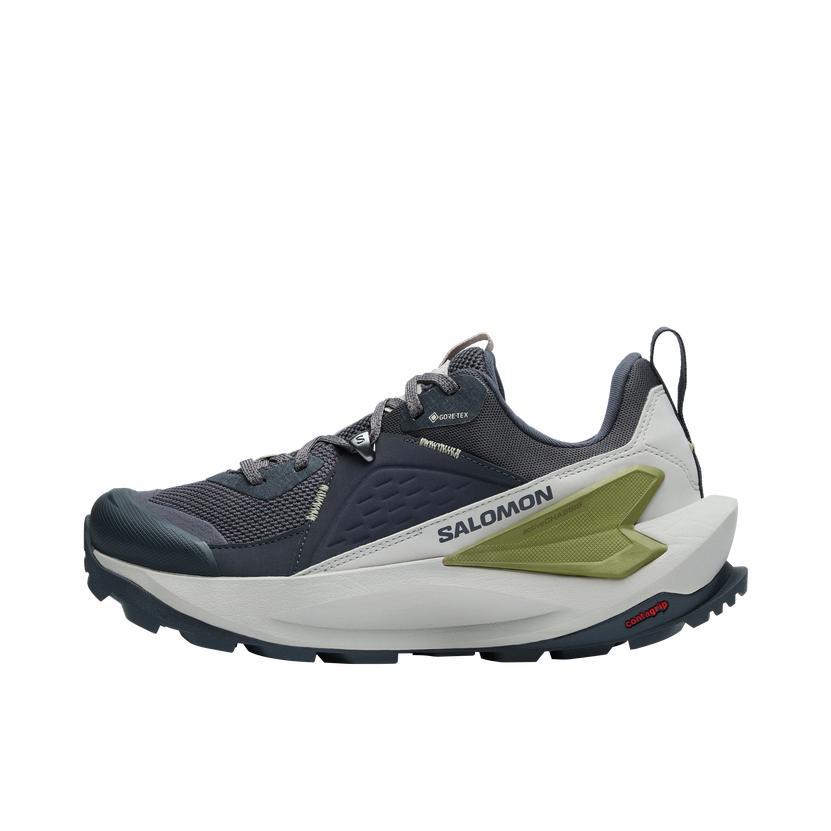 推荐商品：Salomon/萨洛蒙 Elixir GTX 防滑耐磨 缓震回弹 稳定支撑 防水抓地 户外 跑鞋 深灰色/黑色