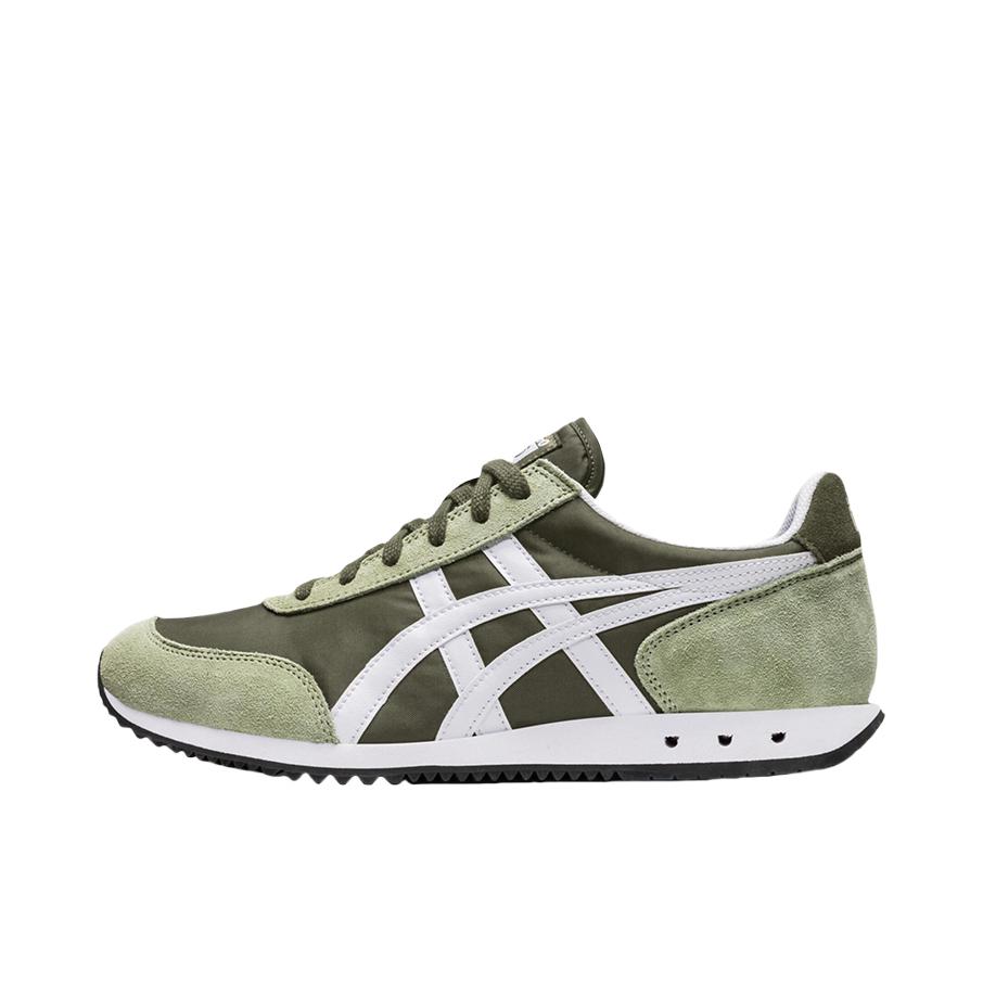 推荐商品：Onitsuka Tiger New York 复古百搭 潮流 防滑耐磨 轻便透气 织物 运动休闲鞋 豆绿 