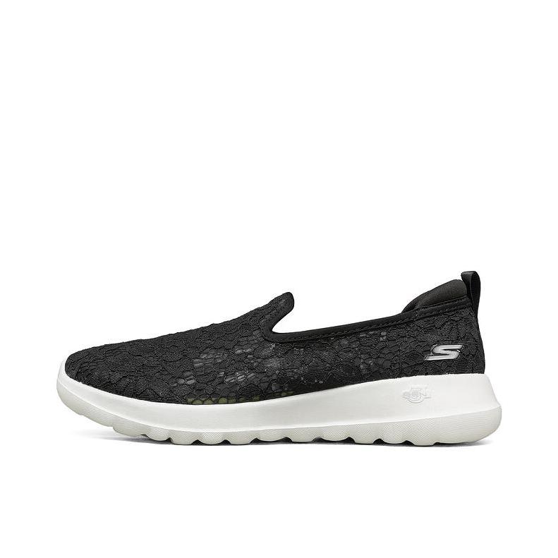 推荐商品：Skechers/斯凯奇 Go Walk Joy 网面透气 轻便舒适 软底浅口 平底 一脚蹬 休闲鞋 896020 熊猫/女款/黑色/白色