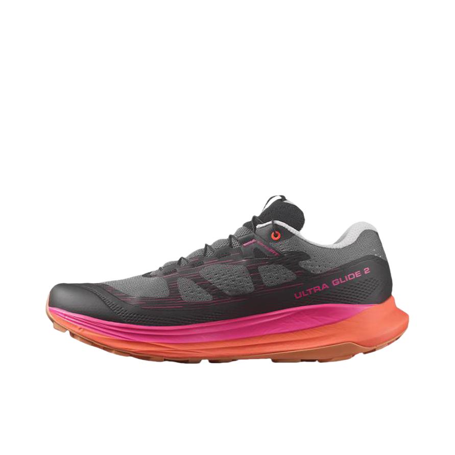 推荐商品：Salomon/萨洛蒙 Ultra Glide 2 防滑耐磨 缓震轻便 稳定支撑 包裹性 织物 网面 运动 跑鞋 灰褐色
