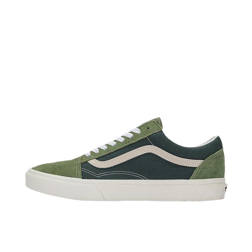 推荐商品：Vans/范斯 Old Skool 滑板鞋 板鞋 轻便防滑复古舒适经典 草绿/墨绿
