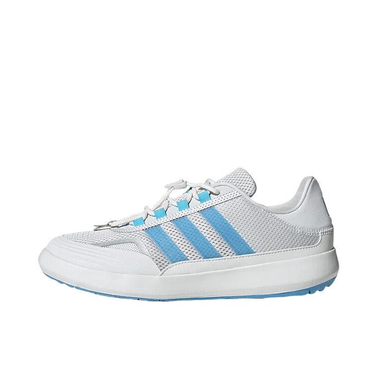 推荐商品：adidas Roamboat 运动休闲鞋 溯溪鞋 涉水轻便舒适防滑耐磨网面透气时尚百搭 灰色