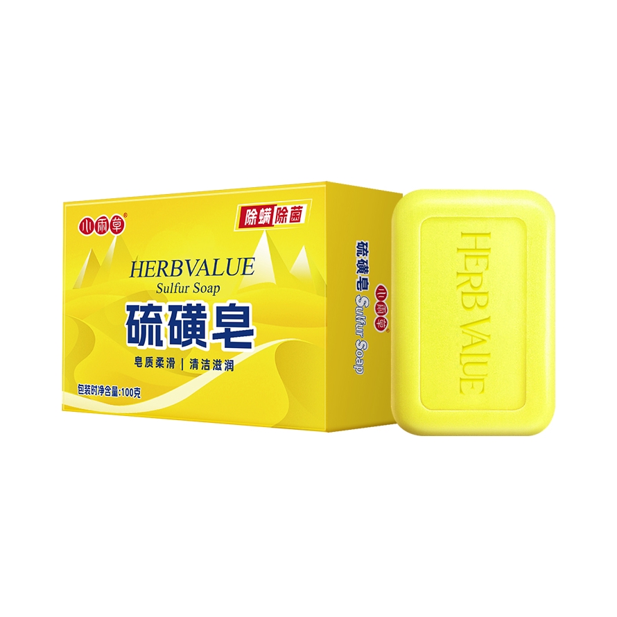 推荐商品：Herb Value/小雨草 身体清洁硫磺香皂