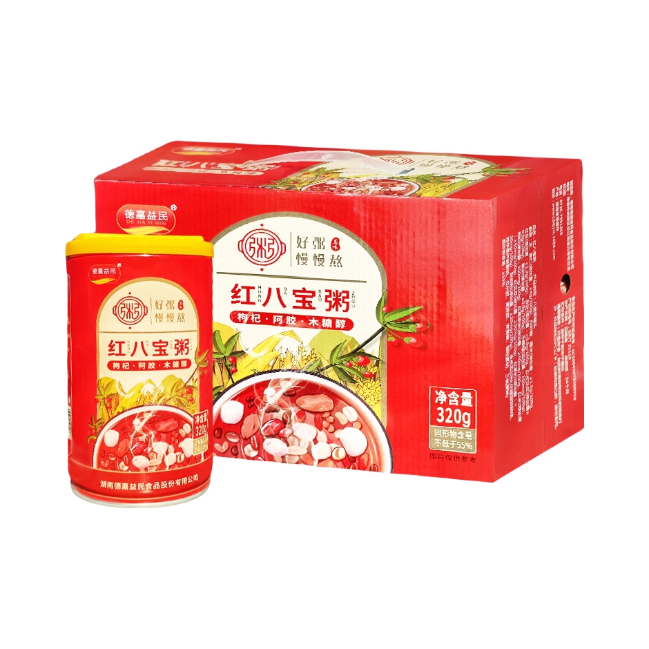 推荐商品：德嘉益民 红八宝粥 礼盒装