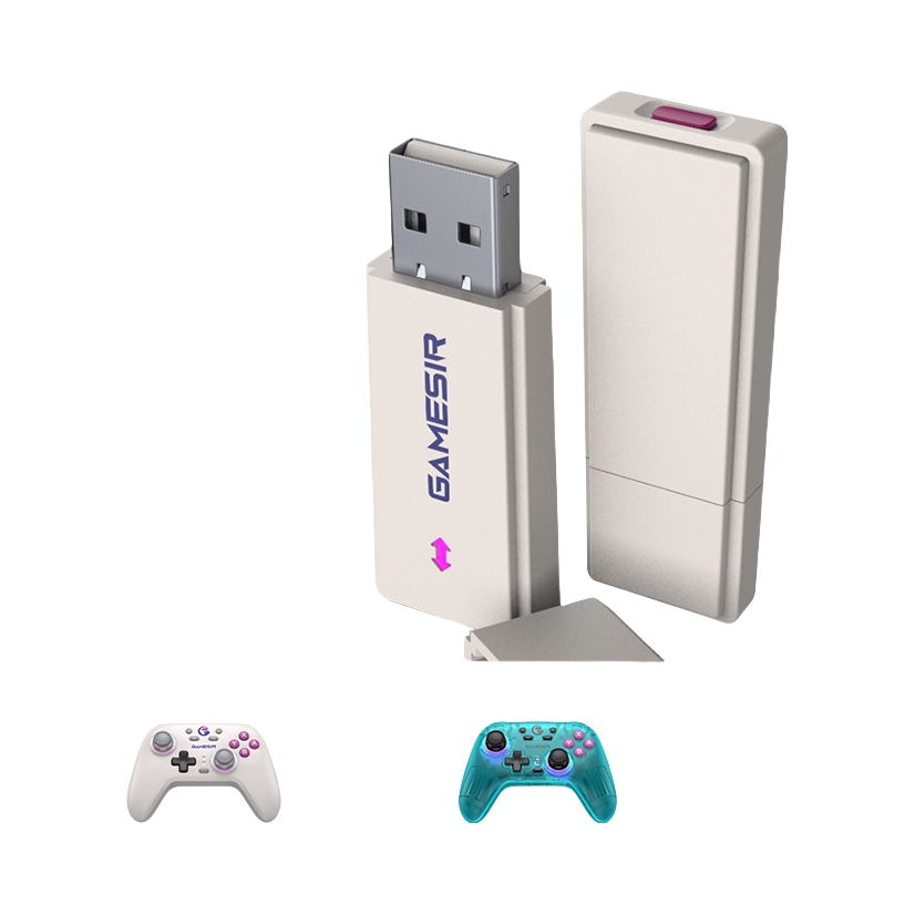 推荐商品：GameSir/盖世小鸡 启明星NS款手柄配件【2.4G接收器】【手机支架】【数据线】【硅胶套】