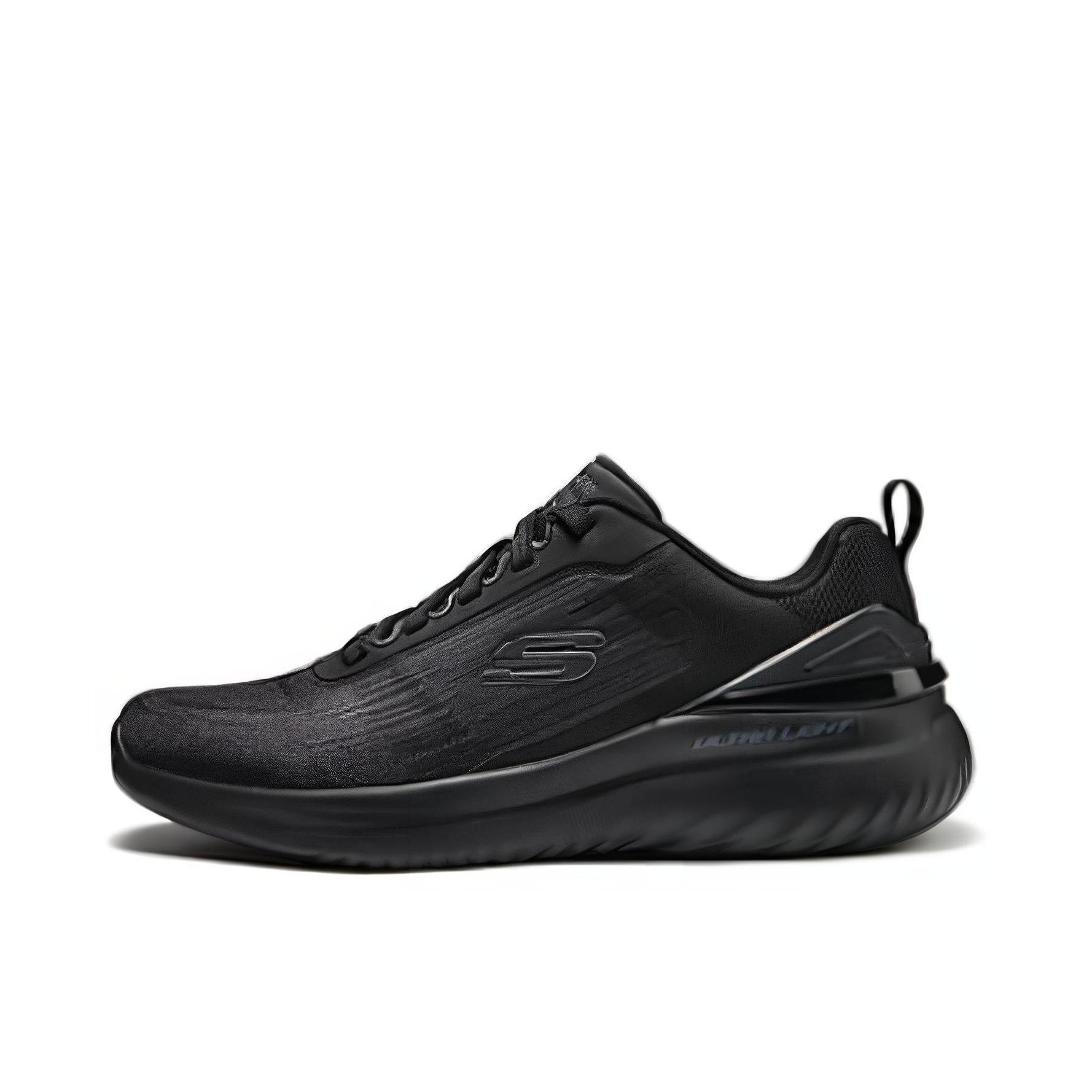 推荐商品：Skechers/斯凯奇 减震耐磨 轻便软底 透气 运动休闲鞋 232778 全黑色  